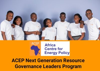 ACEP Next Generation Resource Governance Leaders Program