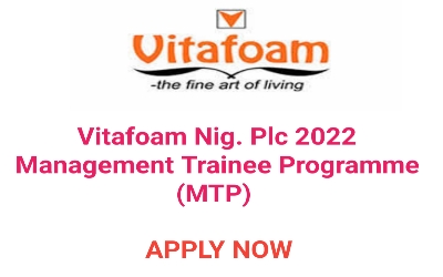 Vitafoam 2022 Management Trainee Programme (MTP)