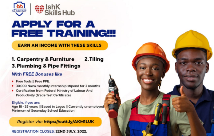 ISHK Skills Hub Vocational Training Scholarship