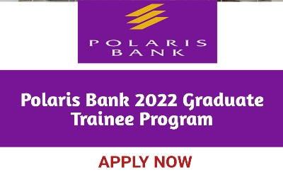 [Apply] || Polaris Bank Graduate Trainee Program 2022