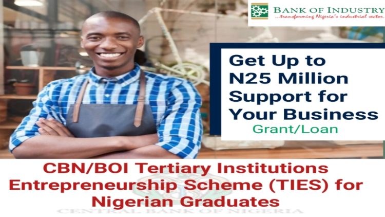 CBN-BOI Tertiary Institutions Entrepreneurship Scheme (TIES)