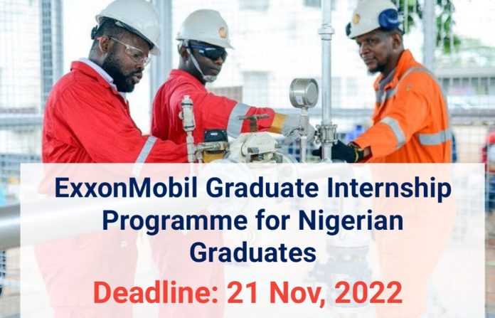 ExxonMobil Graduate Internship Programme