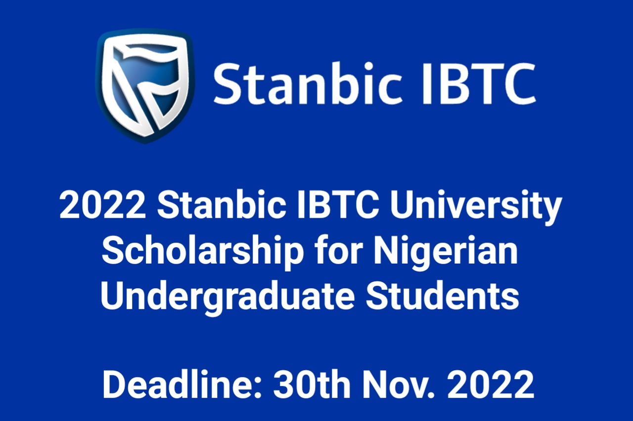 Stanbic IBTC University Scholarship for Nigerian Undergraduate Students