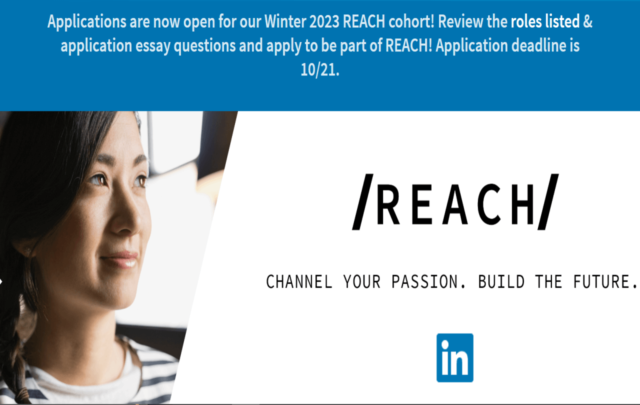 LinkedIn REACH Technical Apprenticeship Program - Winter 2023 Cohort